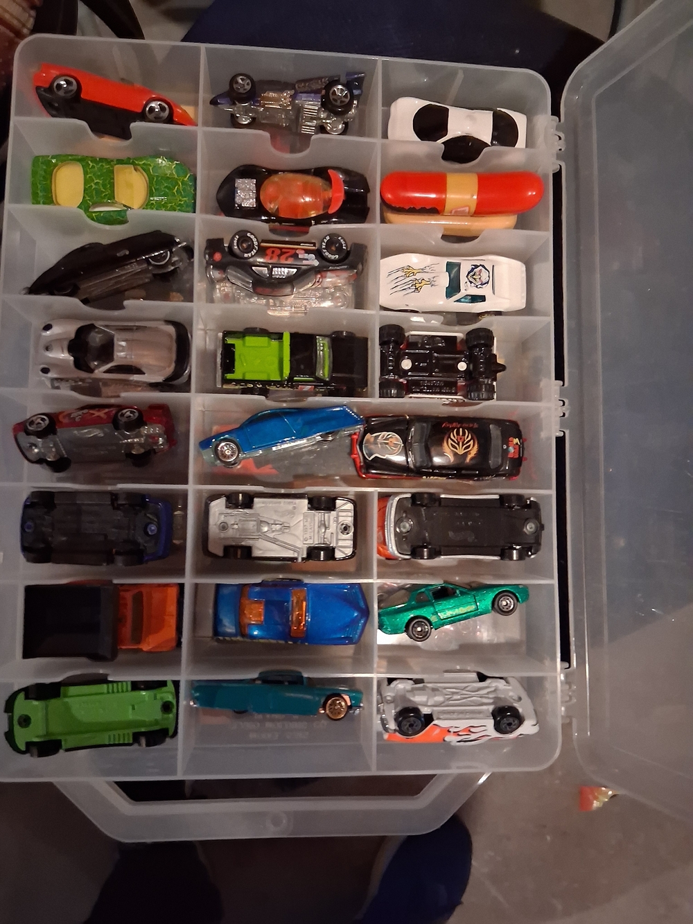 Kids Toy Car Collection - Assorted Colors (Blue, Green, Orange, Black)
